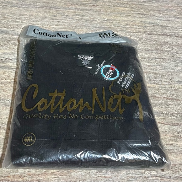 New CottonNet long sleeve plus size thermal top - Picture 1 of 4